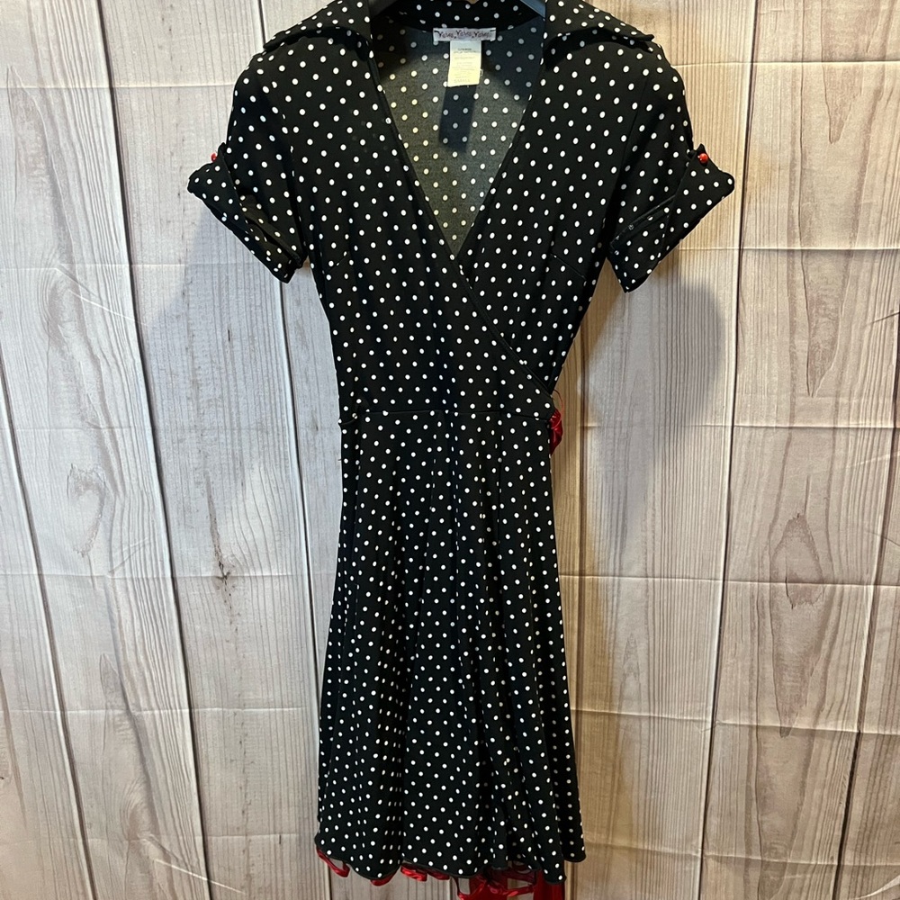 Wishes Wishes Wishes Polka Dot Dress Sz S